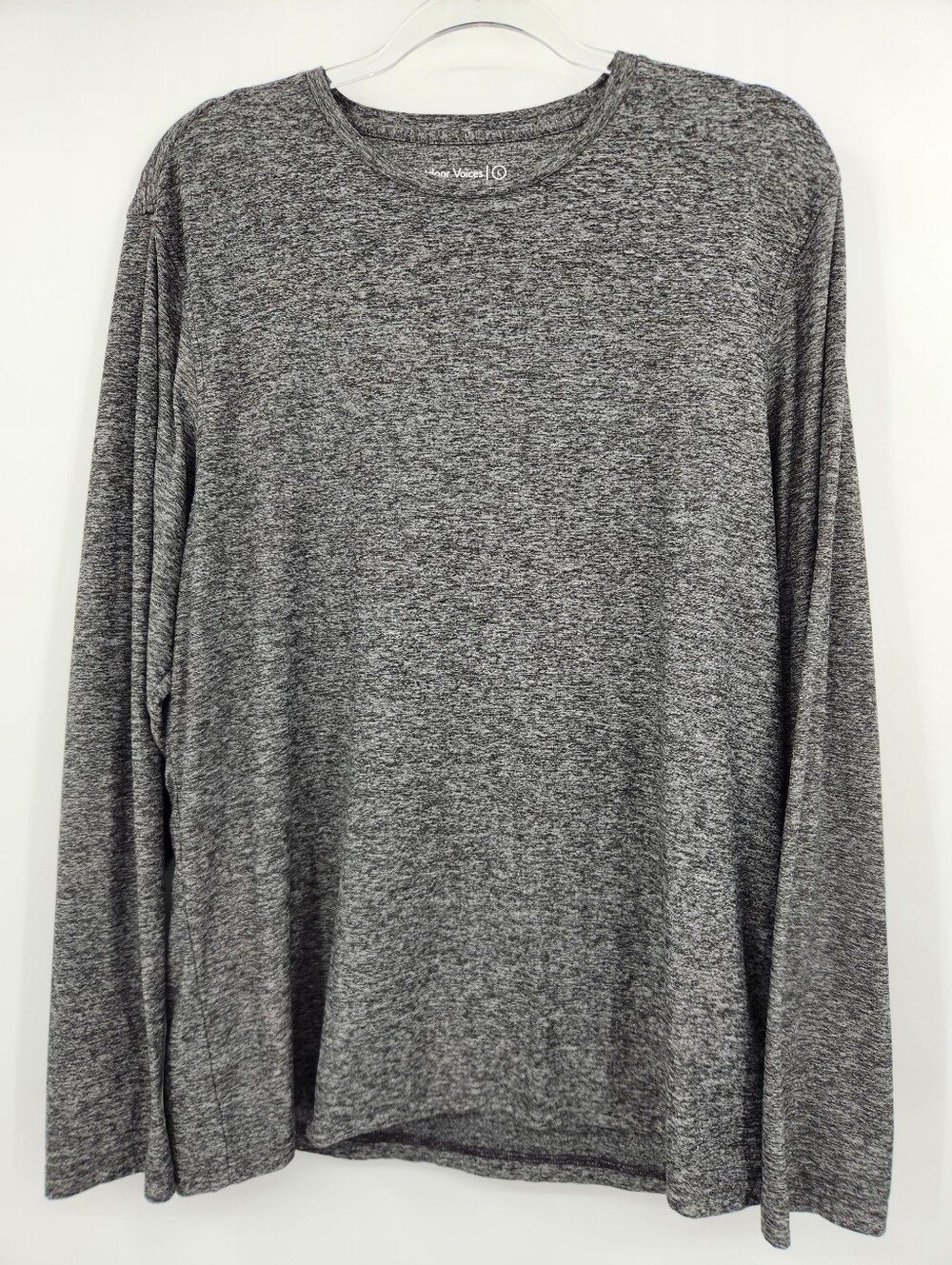Outdoor Voices Long Sleeve Cloud Knit Shirt Womens Size Large Heathered Charcoal